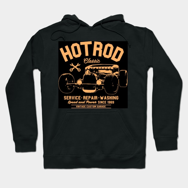 Hotrod Classic Cars Hoodie by Socity Shop